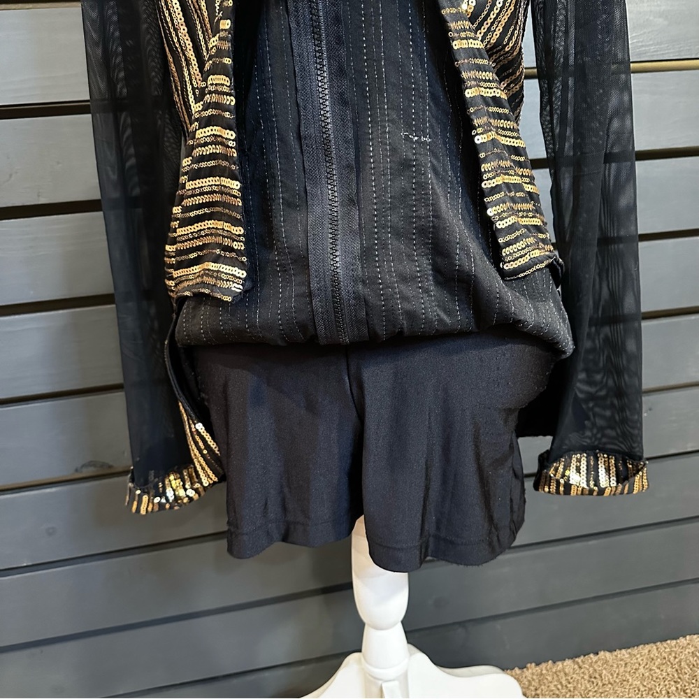 Revolution Dancewear Large Adult Sequin Mesh Dress - image 7